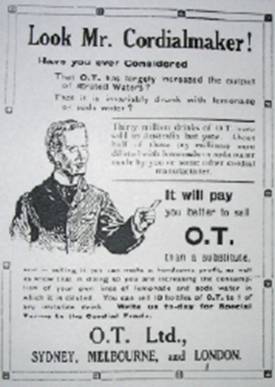 O.T. Ltd advertisement 1911